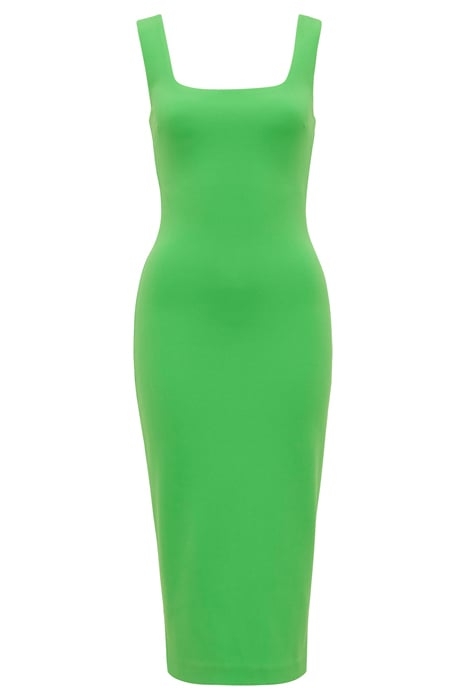 RITA SQUARE NECK BODYCON MIDI CHLOROPHYLL 5