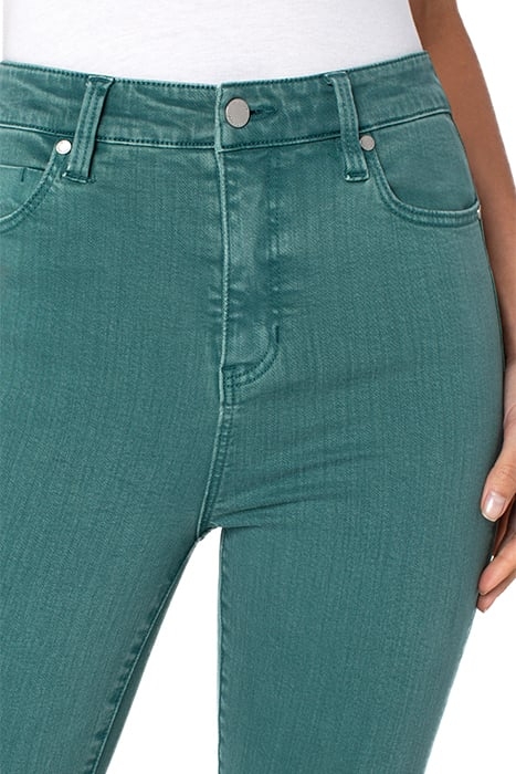ABBY HIGH RISE ANKLE SKINNY SHALE GREEN 4