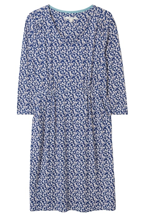 TALLIE ECO VERO JERSEY DRESS NAVY MULTI 4