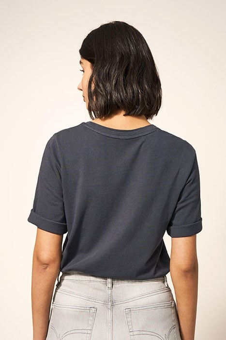 ANNABEL EMBROIDERED TEE GREY MULTI 3