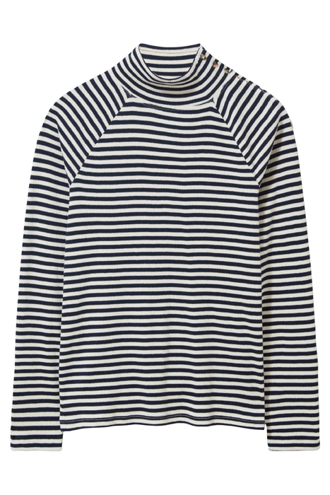 BIRDIE BUTTON TEE NAVY MULTI 4