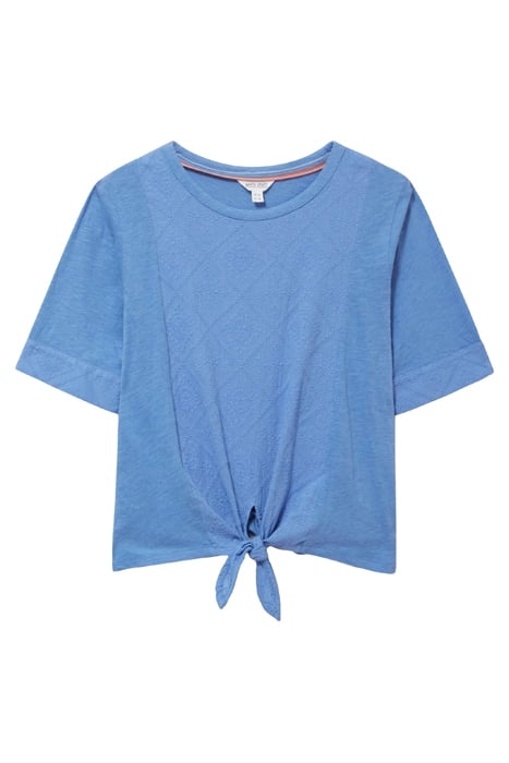 TIE HEM TOP MID BLUE 4