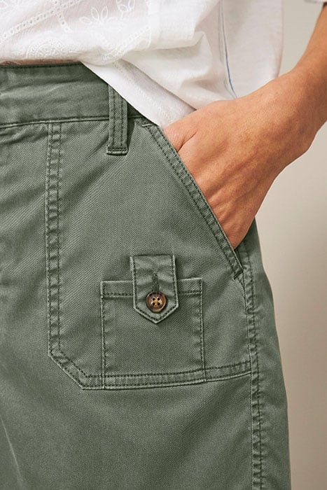 MOLLIE COMBAT SHORTS KHAKI GREEN 3