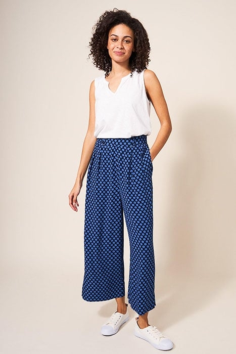 NOVA CRINKLE CULOTTES BLUE MULTI 1