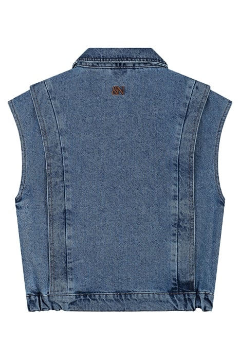 FIORI DENIM JACKET LIGHT BLUE 4