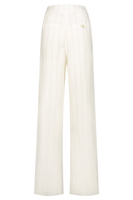 NITO TROUSERS ECRU PINSTRIPE 3