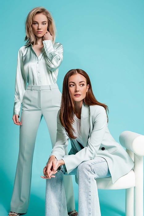 BELLA FLARE JEANS SNOW BLUE 4