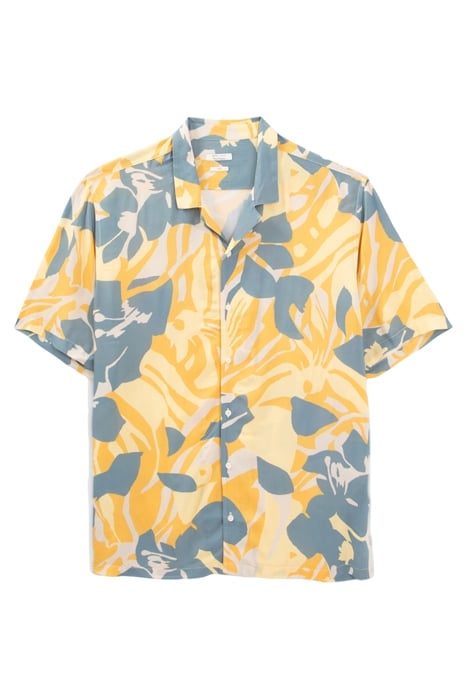 AQUA XL FLORAL PRINT REGULAR SHIRT 5