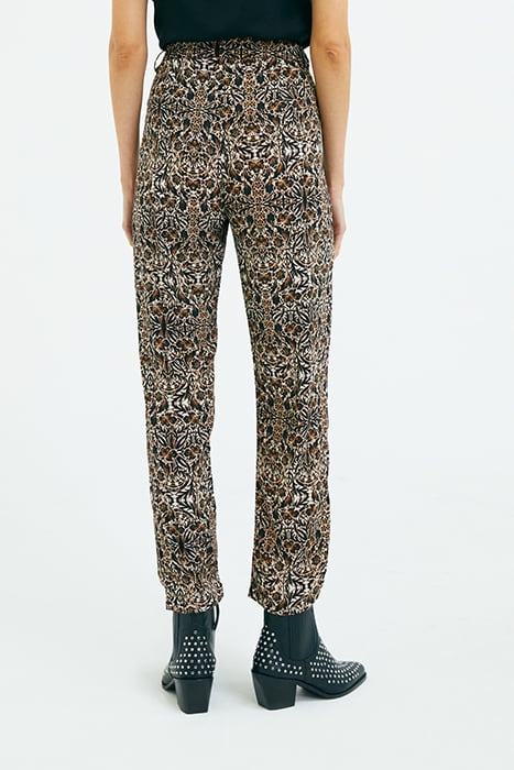ARABESQUE PRINT SUIT TROUSERS 2