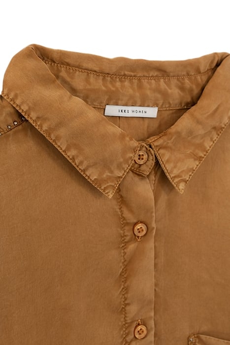 YELLOW BEADED CUPRO SHIRT 6