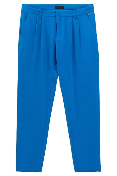 BLUE STRAIGHT SUIT TROUSERS 4