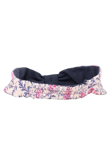 BABY GIRLS’ NAVY/PINK PRINT REVERSIBLE HEADBAND 2
