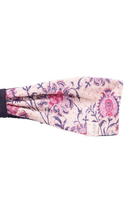 BABY GIRLS’ NAVY/PINK PRINT REVERSIBLE HEADBAND 4