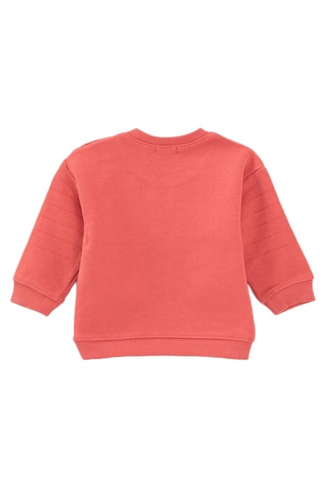 BABY BOY’S RED SWEATSHIRT WITH WINGED HELMET 2