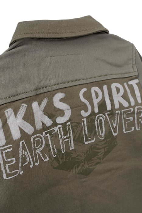 BABY BOYS’ KHAKI SAFARI JACKET WITH CONTRASTING POCKETS 4