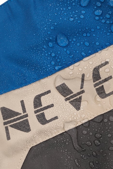 BOYS’ BEIGE, BLUE AND GREY PATCHED JACKET 7