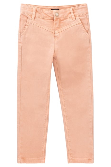 GIRLS’ ORANGEY PINK MOM JEANS 1