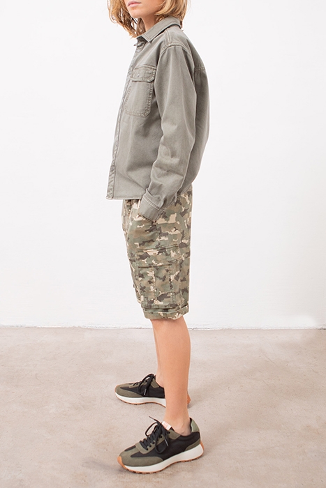 BOYS’ KHAKI PIXEL CAMOUFLAGE COMBAT BERMUDAS 2