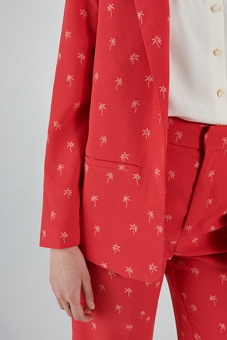 TEA ROSE SUIT JACKET WITH PALM TREES 6