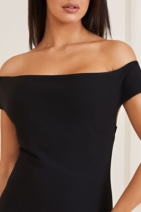 DAHLIA OFF SHOULDER JET BLACK A996 7