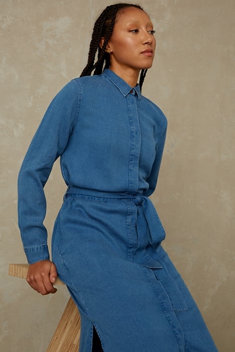 MAGGY INDIGO STRUCTURE TENCEL 4