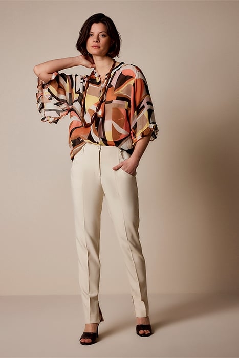 TROUSERS HIGH WAIST SOFT FOAM OATMEAL 1