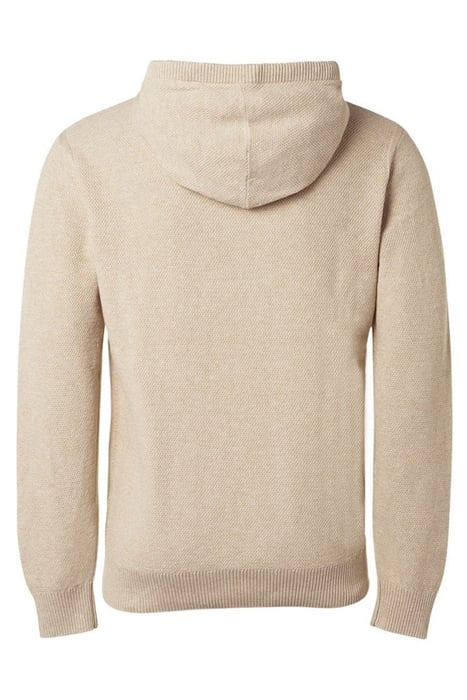 PULLOVER HOODED JACQUARD SAND MELANGE 5
