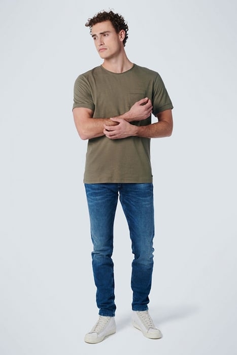 T-SHIRT CREWNECK SLUB ARMY 3