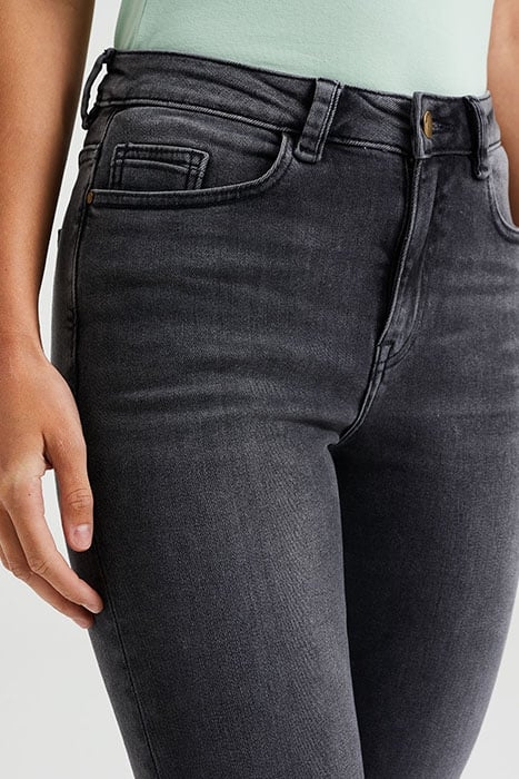 5-POCKET HIGH RISE DARK GREY 4