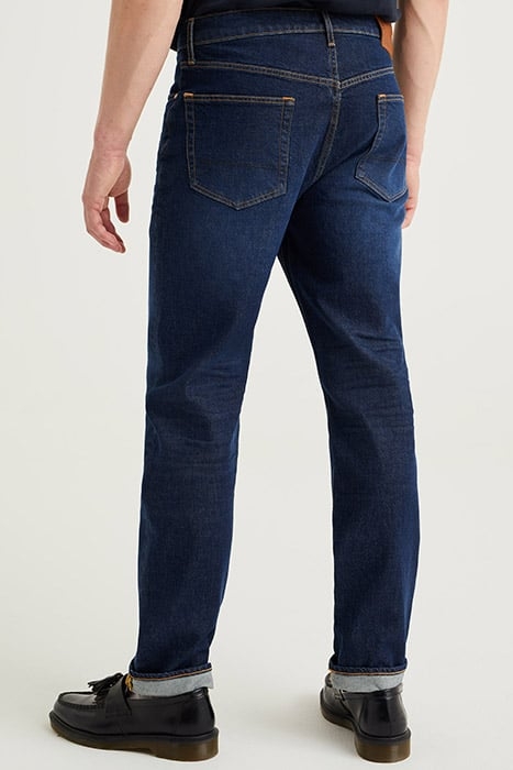 5-POCKET MID WAIST DARK BLUE 2