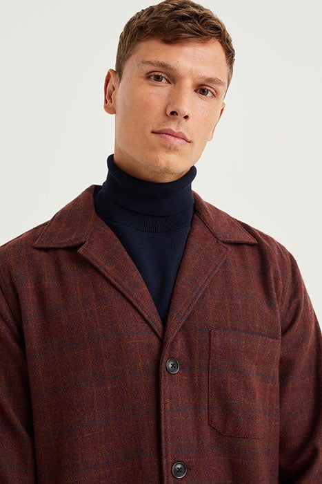 OVERSHIRT BURGUNDY RED 4