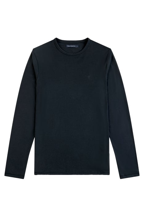 2 PACK LONG SLEEVE CREW T-SHIRT BLACK/CHARCOAL MEL 3