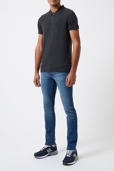 JERSEY POLO SHIRT CHARCOAL 1