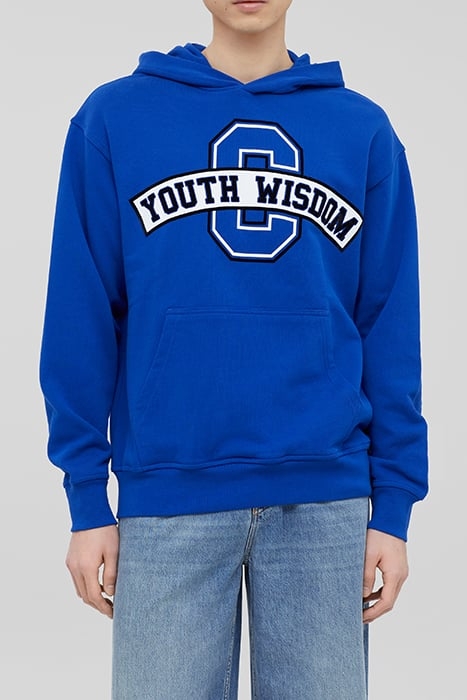 MEN M. PHILOUZE UNISEX HOODIE ROYAL BLUE 1