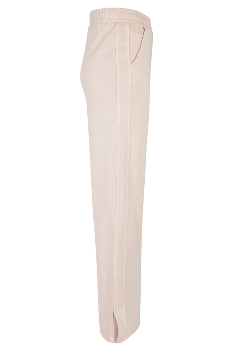 LADIES HEAVY TERRY GARMENT DYE SLIT PANTS PINK 6