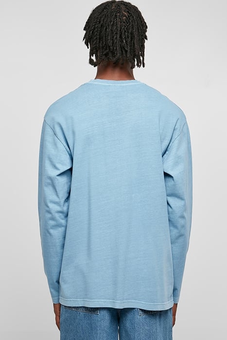 HEAVY OVERSIZED GARMENT DYE LONGSLEEVE HORIZONBLUE 2