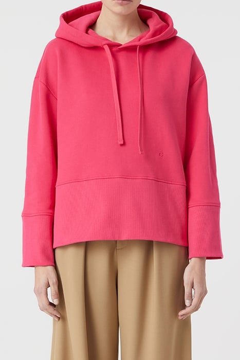 WOMEN CROPPED HOODY RASPERRY PINK 1