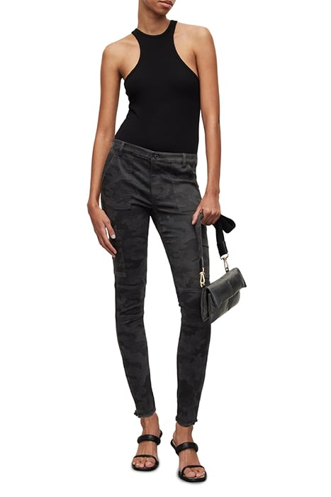 DURAN CAMOU CARGO WASHED BLACK 2