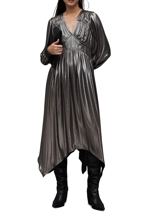 ESTELLE METALLIC DRE GUNMETAL GREY 2