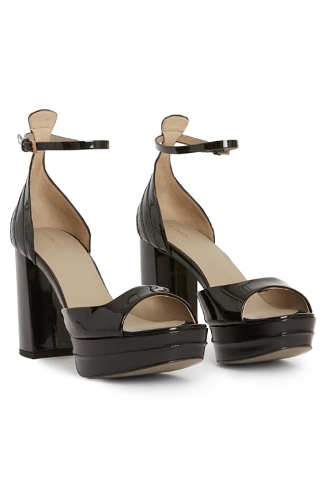 TIA PLATFORM HEEL BLACK SHINE 3