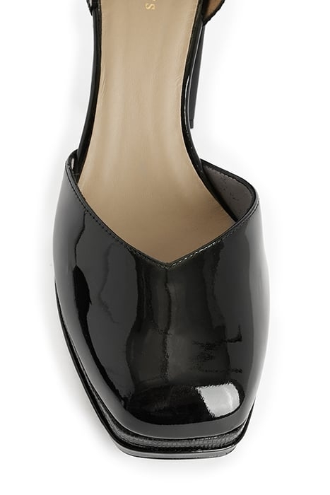 TIFFANY PLATFORM HEE BLACK SHINE 6