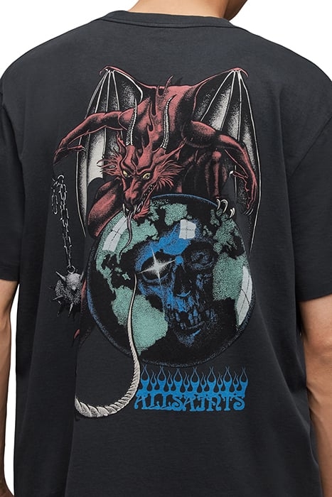 SPACE DRAGON SS CREW WASHED BLACK 6