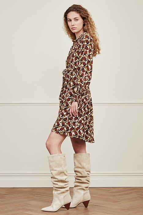 FRIDA BOW DRESS CREME BRULEE/RA RA R 4