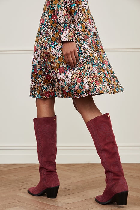 LYNN SHORT CATO DRESS BLACK/RA RA RASPBERR 5