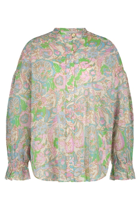 LEXI BLOUSE SANDY BEACH/PINK CAN 4