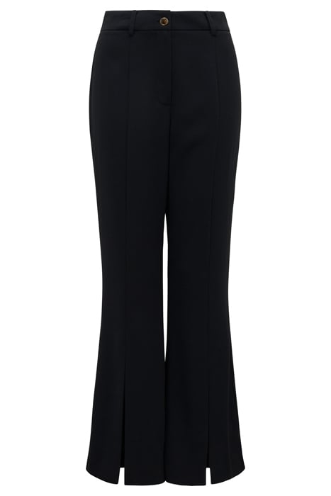 STELLA SPLIT FRONT PANT BLACK 4