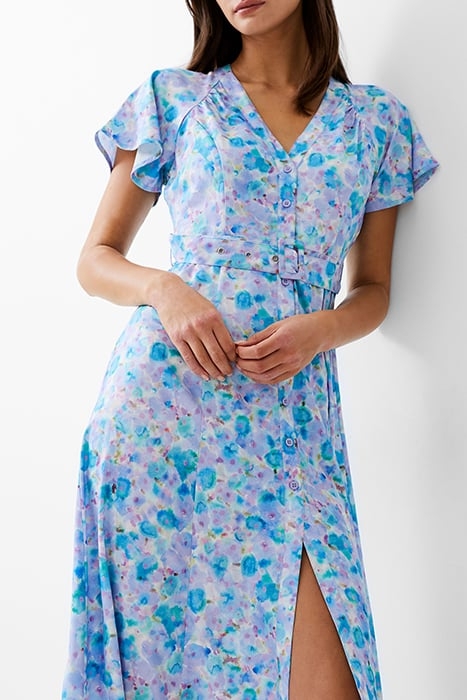 GRETHA BELT LONG DRESS STILL WATER 4