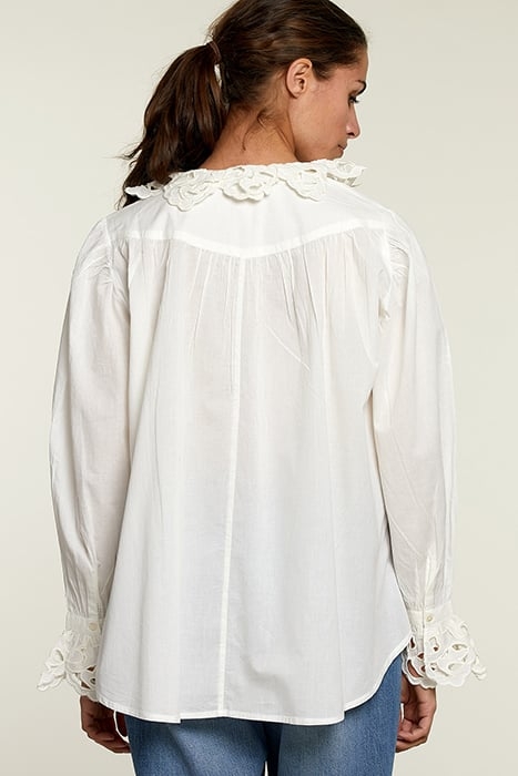 OFF WHITE LACE SHIRT 2