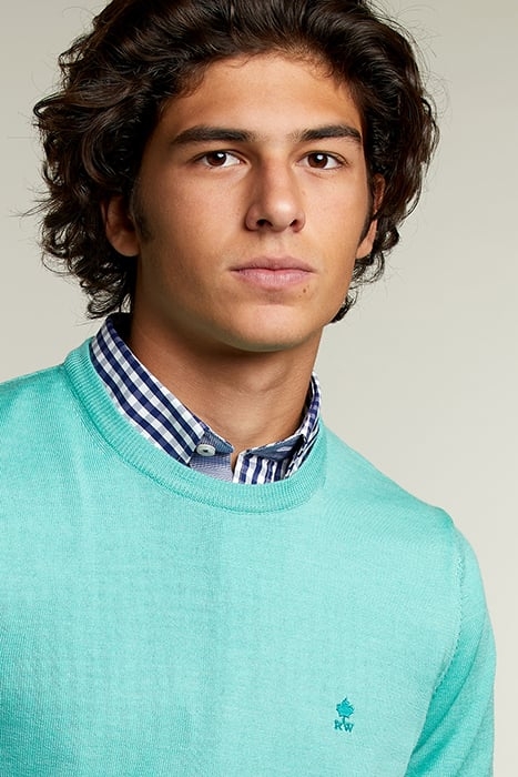 BASIC MERINO CREW NECK PULLOVER MARGARITA MIX 4