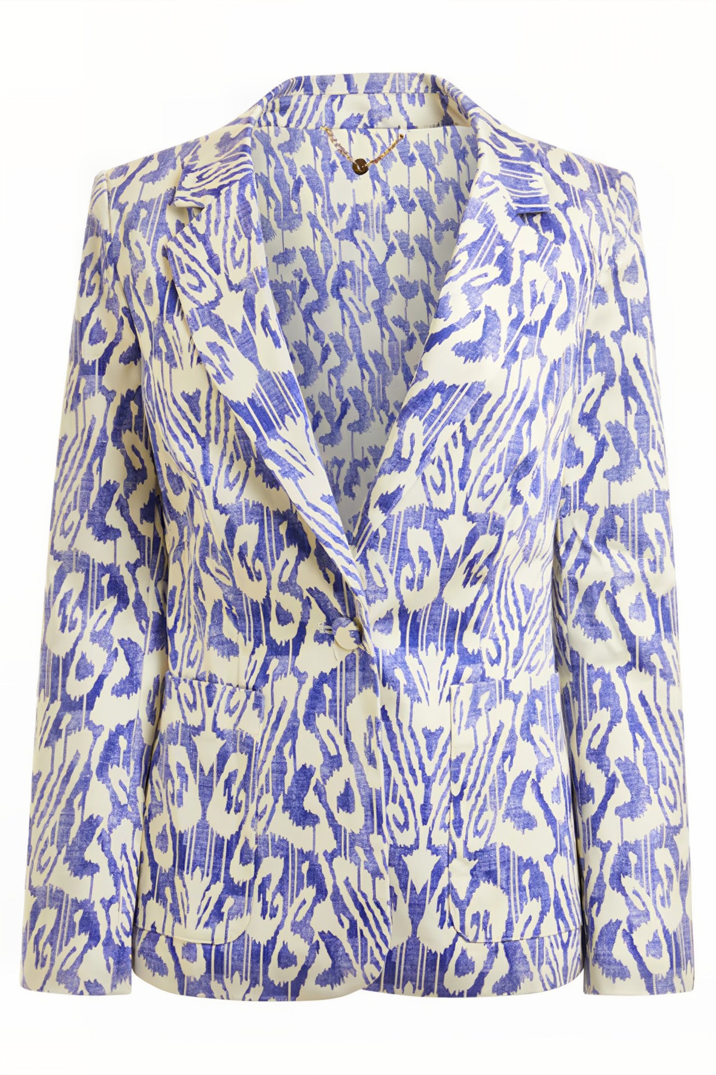 MARCIANO BY GUESS SUBSTANCE BLAZER BLUE PRINT 4